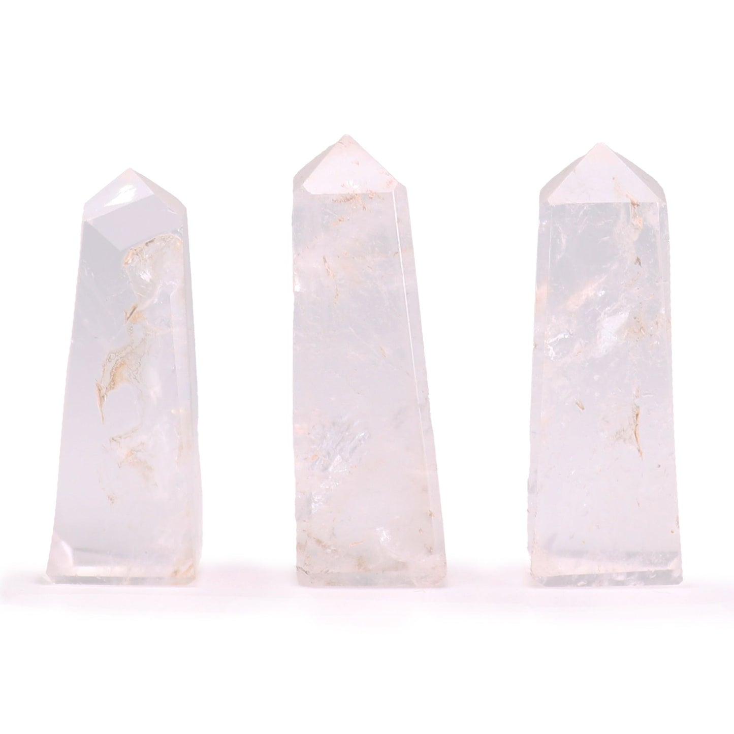 Gemstone Obelisk Points approx 5cm - Clear Quartz