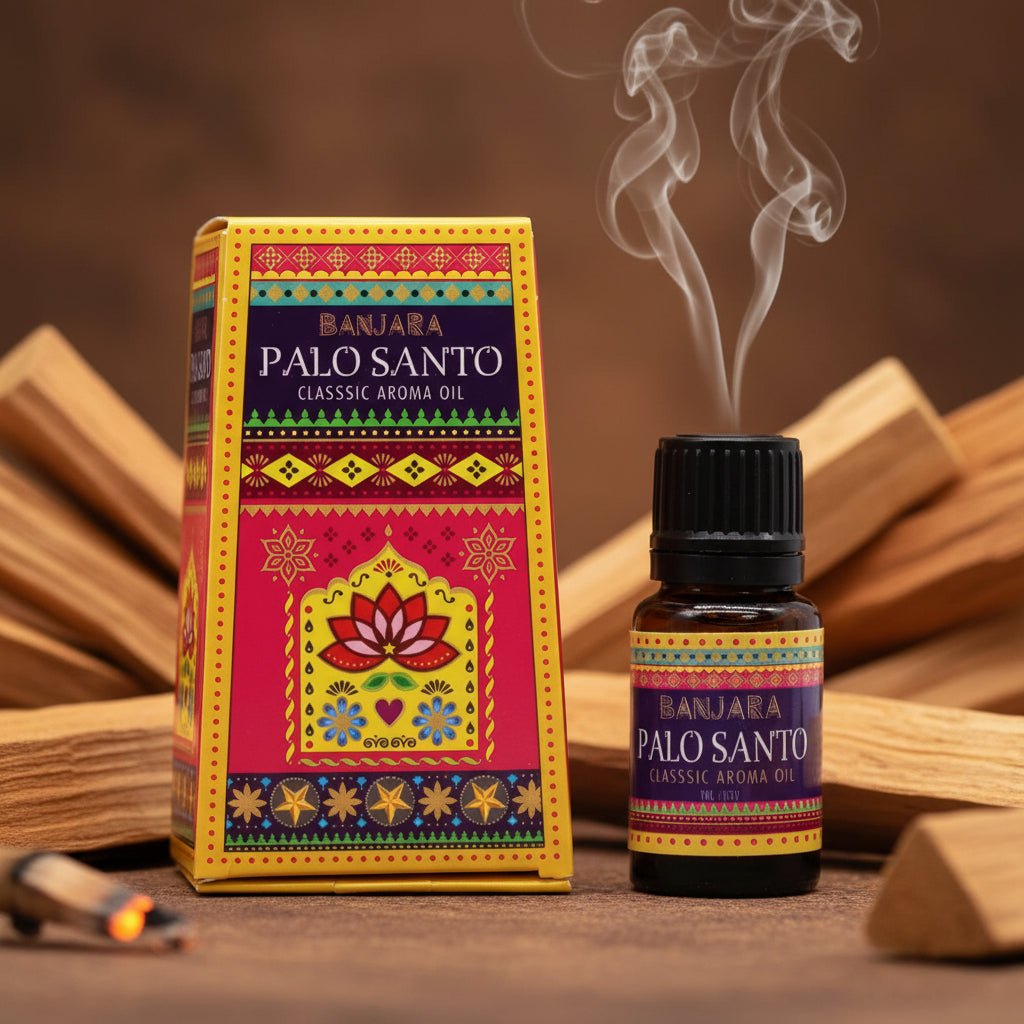 Banjara Indian Fragrance Oil 10ml - Palo Santo