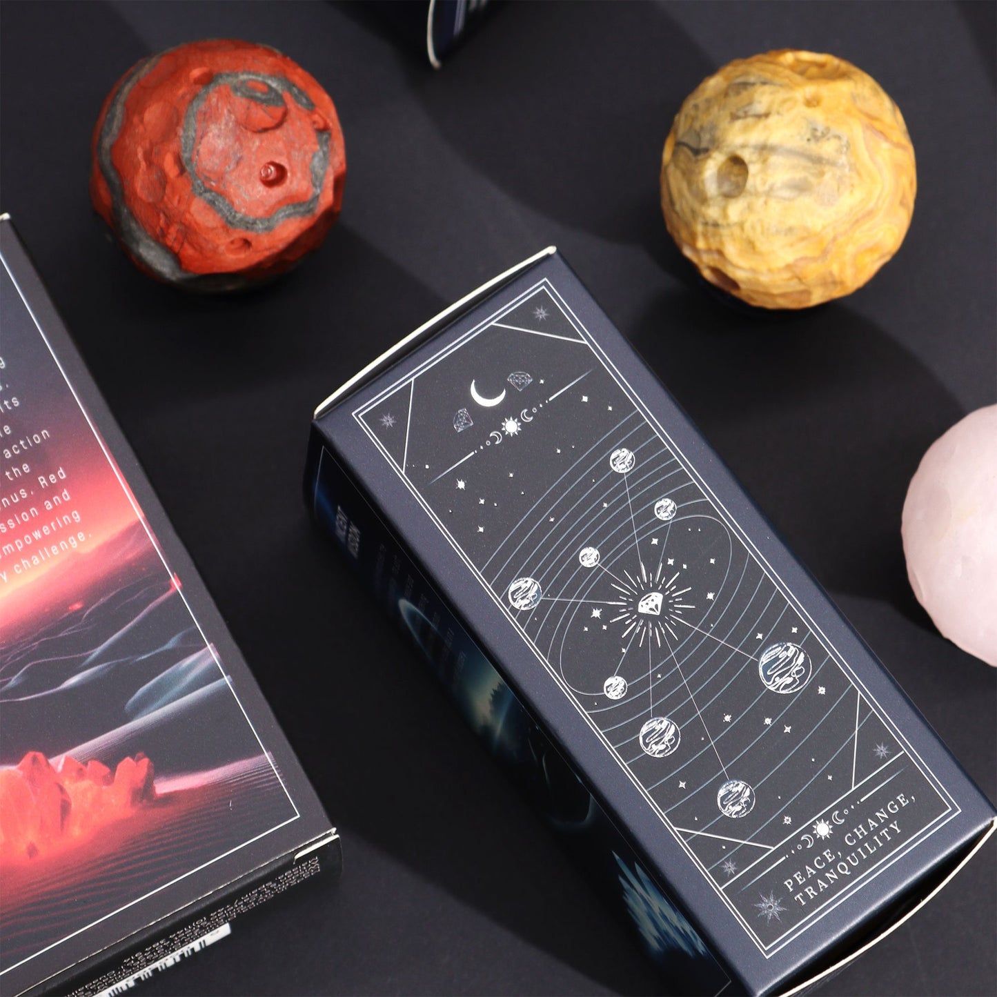 Rose Quartz Planet on a Sola Goldstone Stand (VENUS)