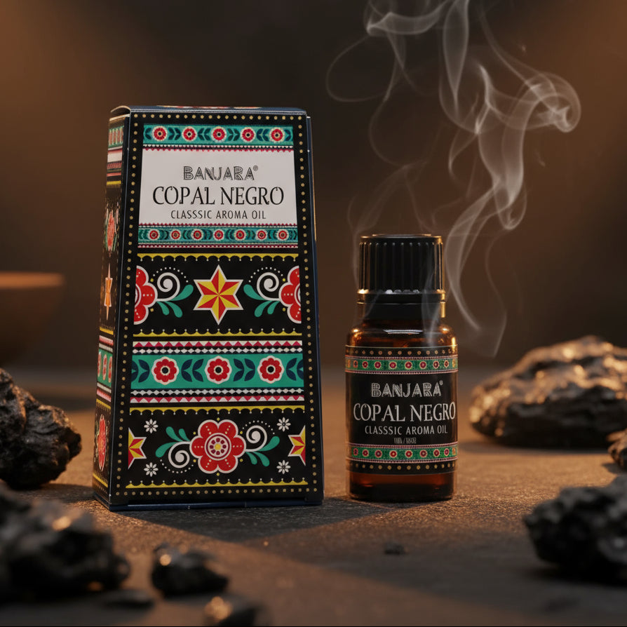 Banjara Indian Fragrance Oil 10ml - Copal Negro